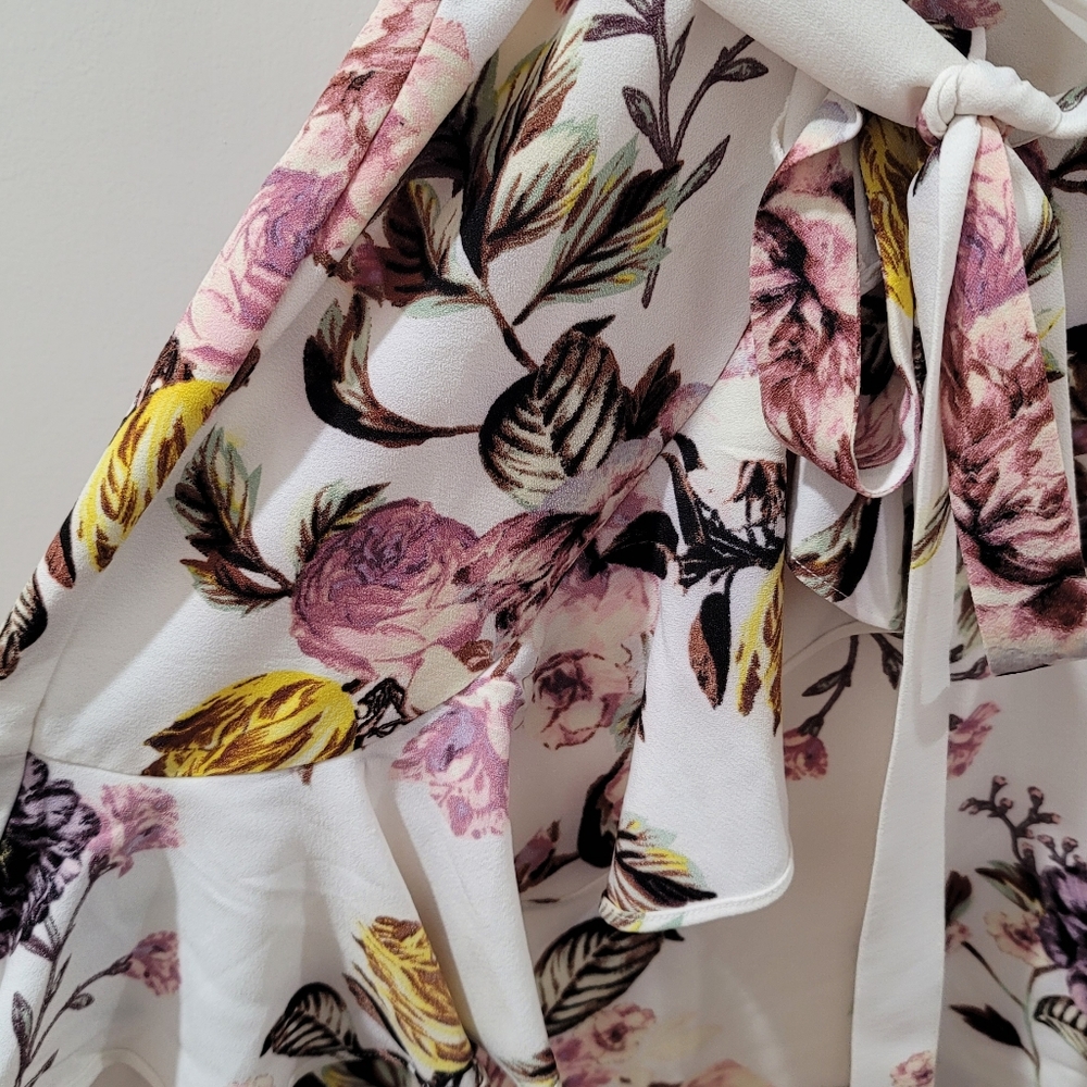 Leith Floral Mid-Length Dress from Nordstrom - Picture 7 of 10